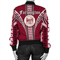 Hawaii Bomber Jacket - Farrington High Bomber Jacket AH - Polynesian Pride