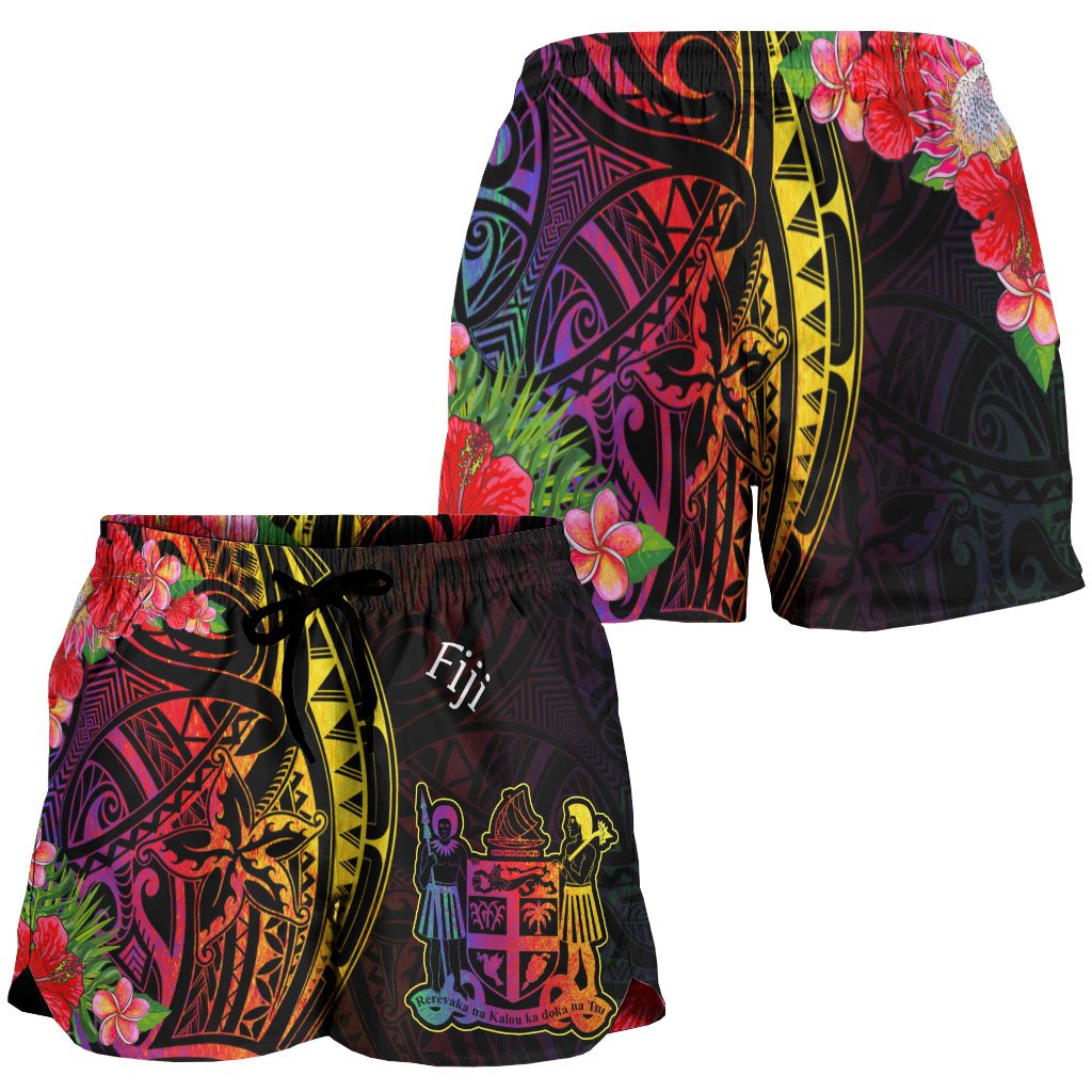 Fiji Women's Shorts - Tropical Hippie Style - Polynesian Pride