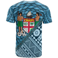 Fiji T Shirt Nadi Tapa Patterns With Bamboo - Polynesian Pride
