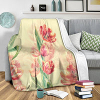 Flower Art Premium Blankets - AH - Polynesian Pride