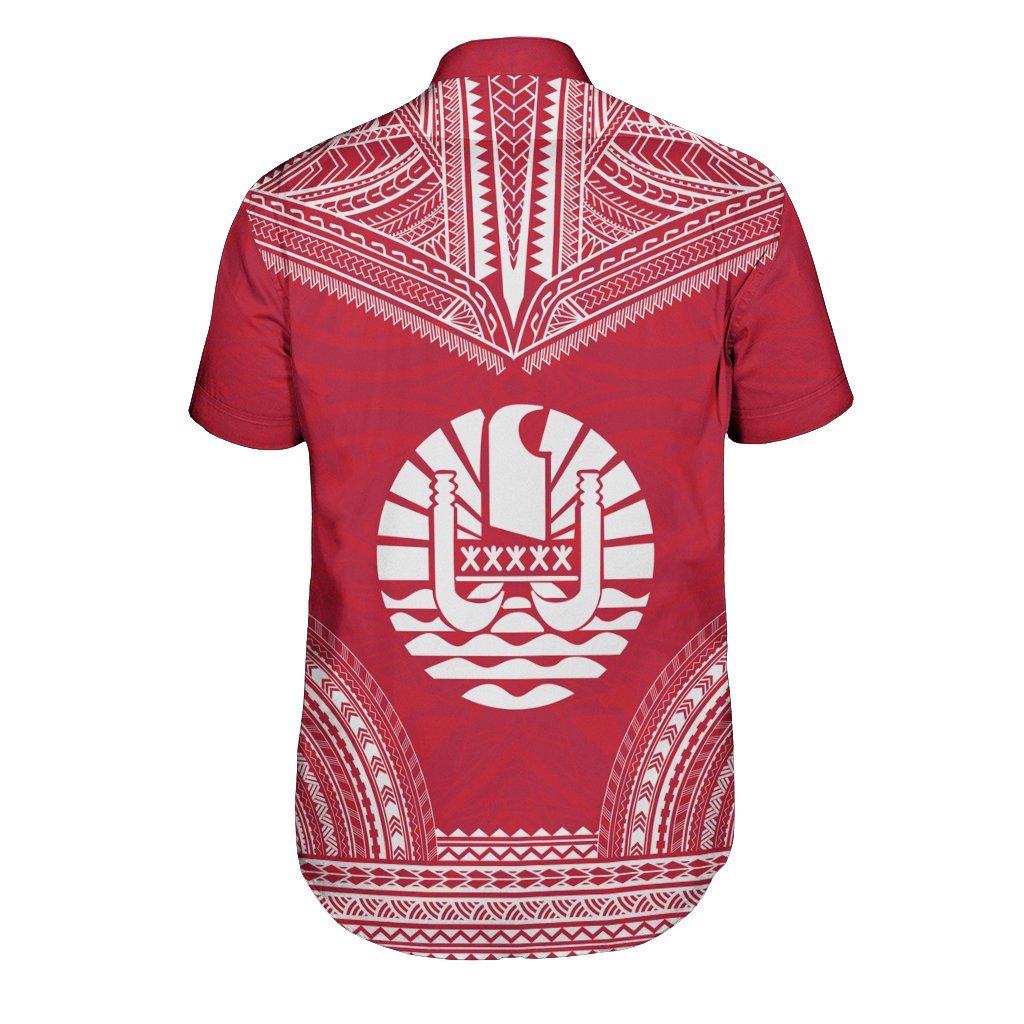 French Polynesia Polynesian Chief Shirt - Flag Version - Polynesian Pride