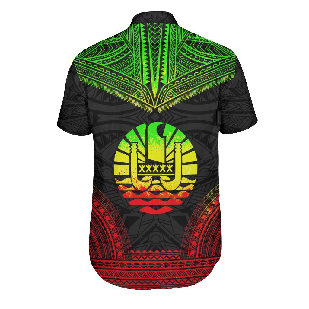 French Polynesia Polynesian Chief Shirt - Reggae Version - Polynesian Pride