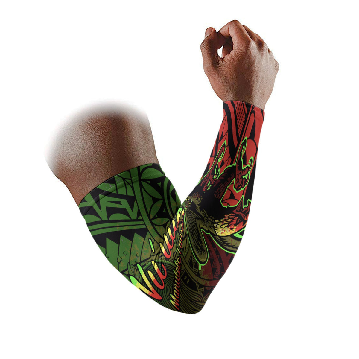 American Samoa Arm Sleeve - Nu'uuli Polynesian Reggae Patterns - Polynesian Pride
