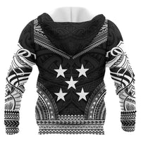 Gambier Islands Polynesian Chief Custom Hoodie Black Version Unisex Black - Polynesian Pride