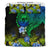Vanuatu Malampa Province Bedding Set Hibiscus Tribal Polynesian Tattoo Ver Gradient LT9 - Polynesian Pride