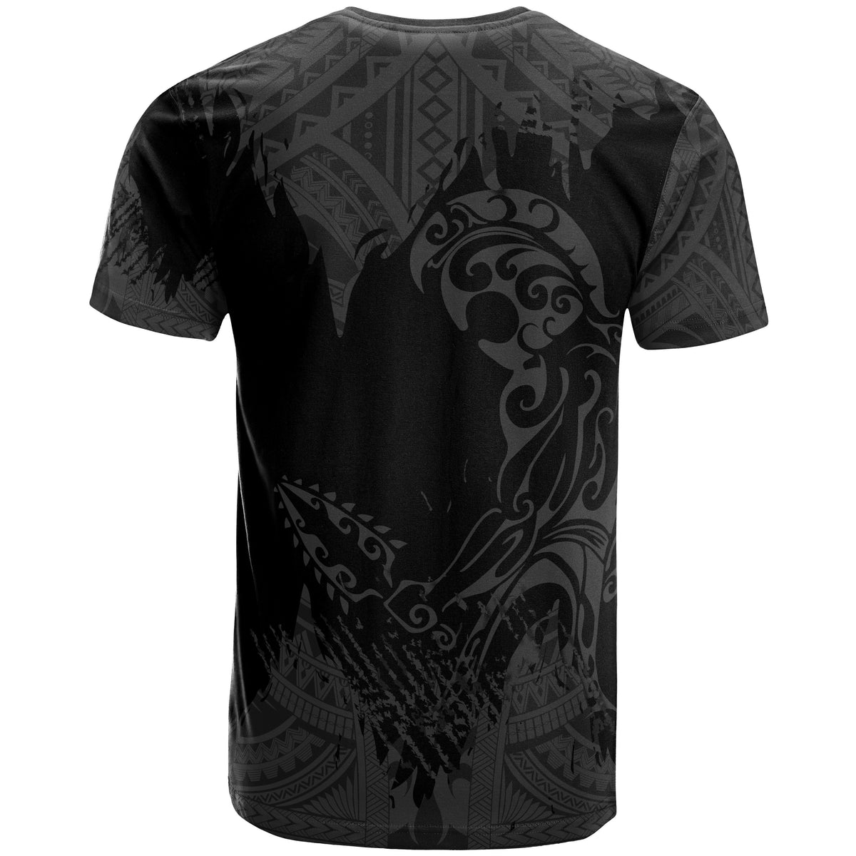 Hawaii Polynesian Warrior Ikaika T Shirt Benjamin Style Grey - Polynesian Pride