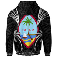 Guam Hoodie Blood Runs Through My Veins Style Black - Polynesian Pride