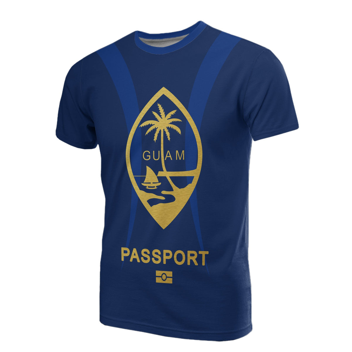 Guam All Over Print T Shirt Guam Passport Unisex Art - Polynesian Pride