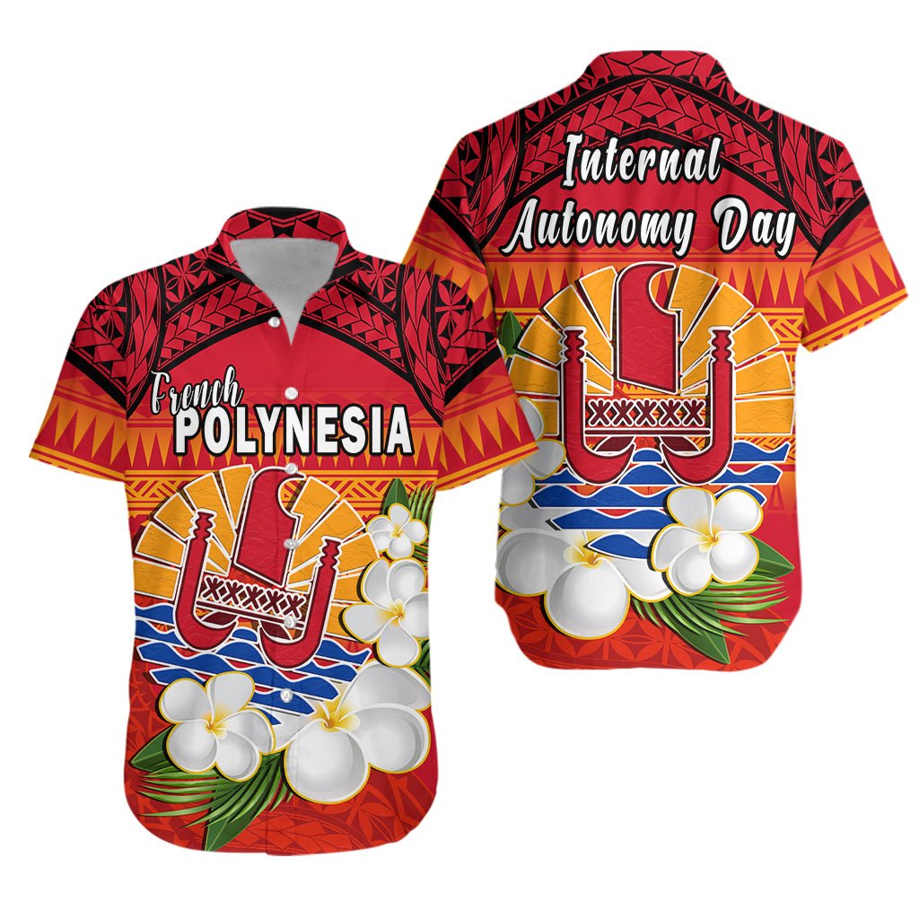 French Polynesian Matching Dress and Hawaiian Shirt Happy Internal Autonomy Day Special Version LT14 - Polynesian Pride