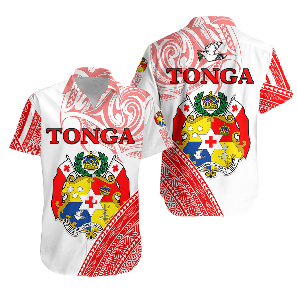 Tonga Hawaiian Shirt Tongan Pattern Blithesome LT13 Unisex Red - Polynesian Pride