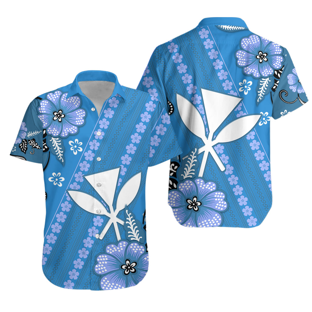 Polynesian Couple Outfits Polynesian Matching Dress and Hawaiian Shirt Hawaii Kanaka with Batik Flower Ver.01 LT13 - Polynesian Pride