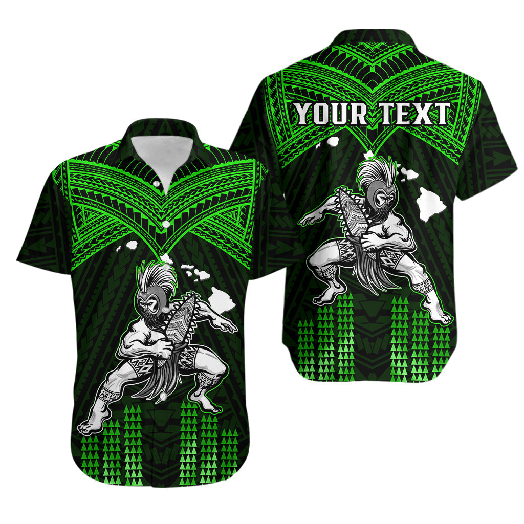 Custom Polynesian Couple Outfits Matching Hawaiian Warrior with Weapon Polynesian Tribal Dress And Shirt Ver.03 LT14 - Polynesian Pride