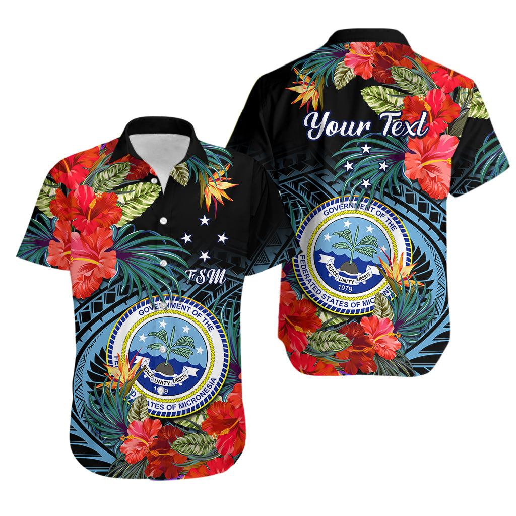 Custom Federated States of Micronesia Matching Hawaiian Shirt and Dress Polynesian Hibiscus Flowers LT14 - Polynesian Pride