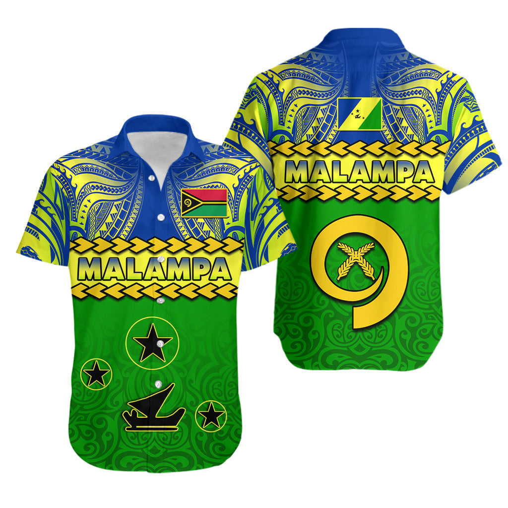 Malampa Province Vanuatu Matching Hawaiian Shirt and Dress Pig Tusk Polynesian Flag Style LT14 - Polynesian Pride