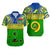 Malampa Province Hawaiian Shirt Vanuatu Pig Tusk Polynesian Flag Style LT14 Unisex Green - Polynesian Pride