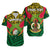 (Custom Personalised) Vanuatu Rugby Hawaiian Shirt Coat Of Arms Polynesian Pattern LT14 Unisex Green - Polynesian Pride