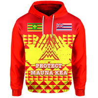 Custom Hawaii Hoodie Protect Mauna Kea LT6 Unisex Red - Polynesian Pride