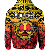 Custom Marquesas Islands Hoodie Mata Tiki Polynesian Pattern LT13 - Polynesian Pride