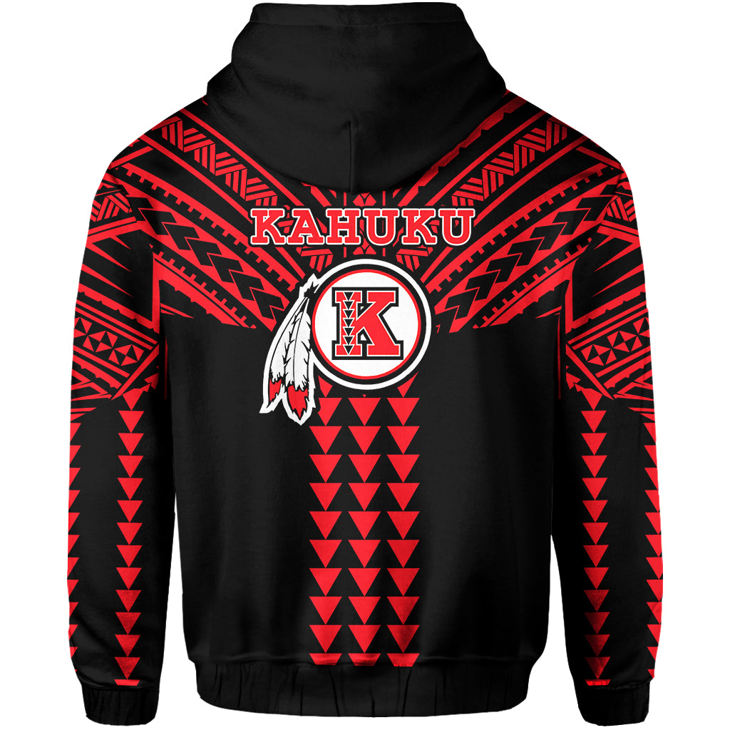 Kahuku Passionate Zip Hoodie Hawaii High & Intermediate School LT13 - Polynesian Pride