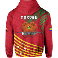 Morobe Province Zip Hoodie Coconut PNG LT13 - Polynesian Pride