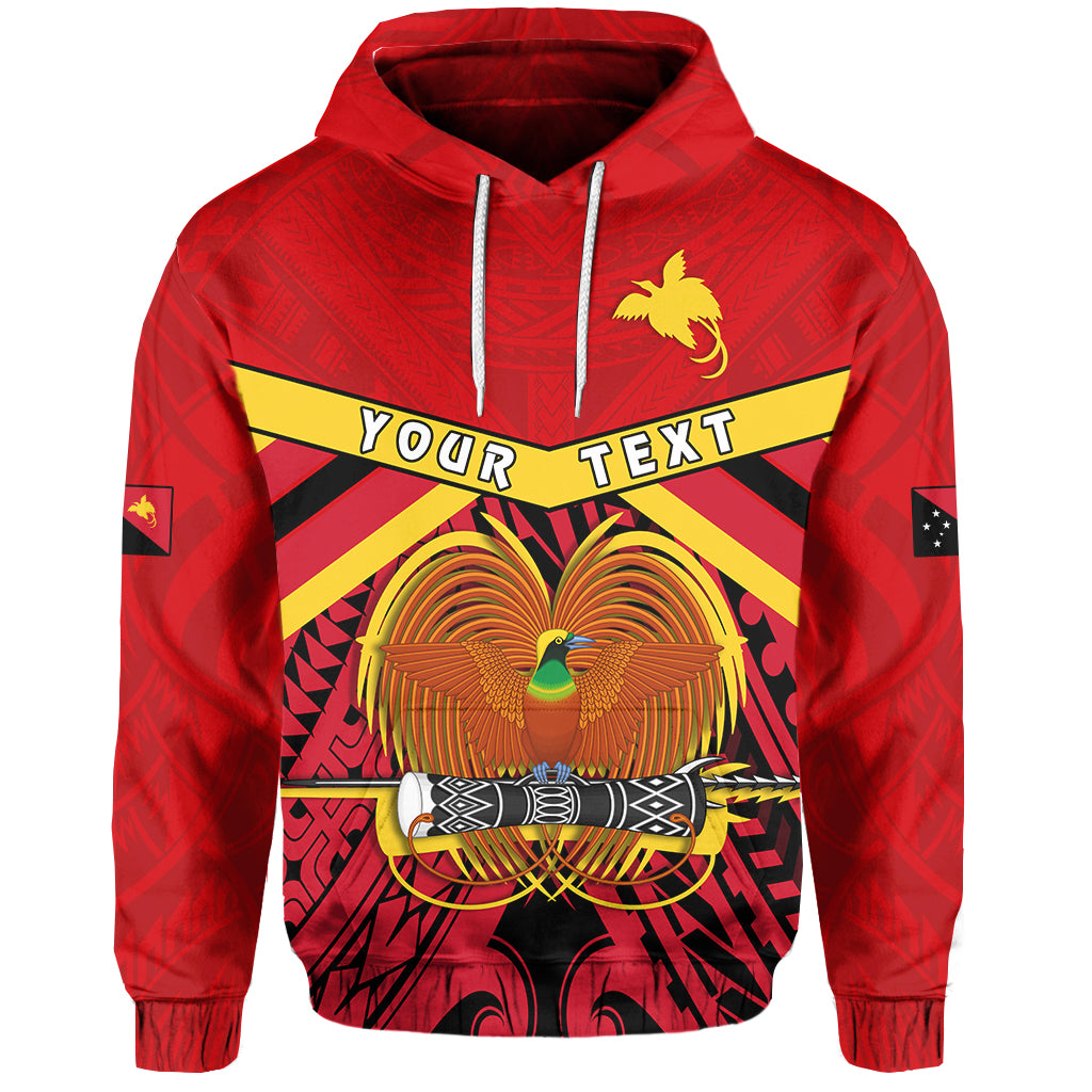 Custom Papua New Guinea Hoodie the One and Only LT13 Unisex Red - Polynesian Pride