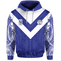 Custom Makoi Bulldogs Hoodie Forever Fiji Rugby Custom Text and Number LT13 - Polynesian Pride