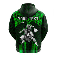 Custom Hawaii Hoodiean Warrior With Weapon Polynesian Ver.03 LT14 - Polynesian Pride