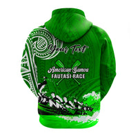 Custom American Samoa Hoodie Fautasi Race Samoan Pattern Ver.02 LT14 - Polynesian Pride