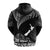 Custom New Zealand Silver Fern Hoodie Aotearoa Map Maori LT14 - Polynesian Pride