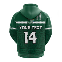 (Custom Text and Number) Hawaii Football Hoodie Kakau Rainbow Warriors Helmet Go Bows LT14 - Polynesian Pride