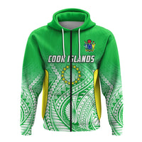 (Custom Text and Number) Cook Islands Zip Hoodie Pattern Be Unique LT13 - Polynesian Pride