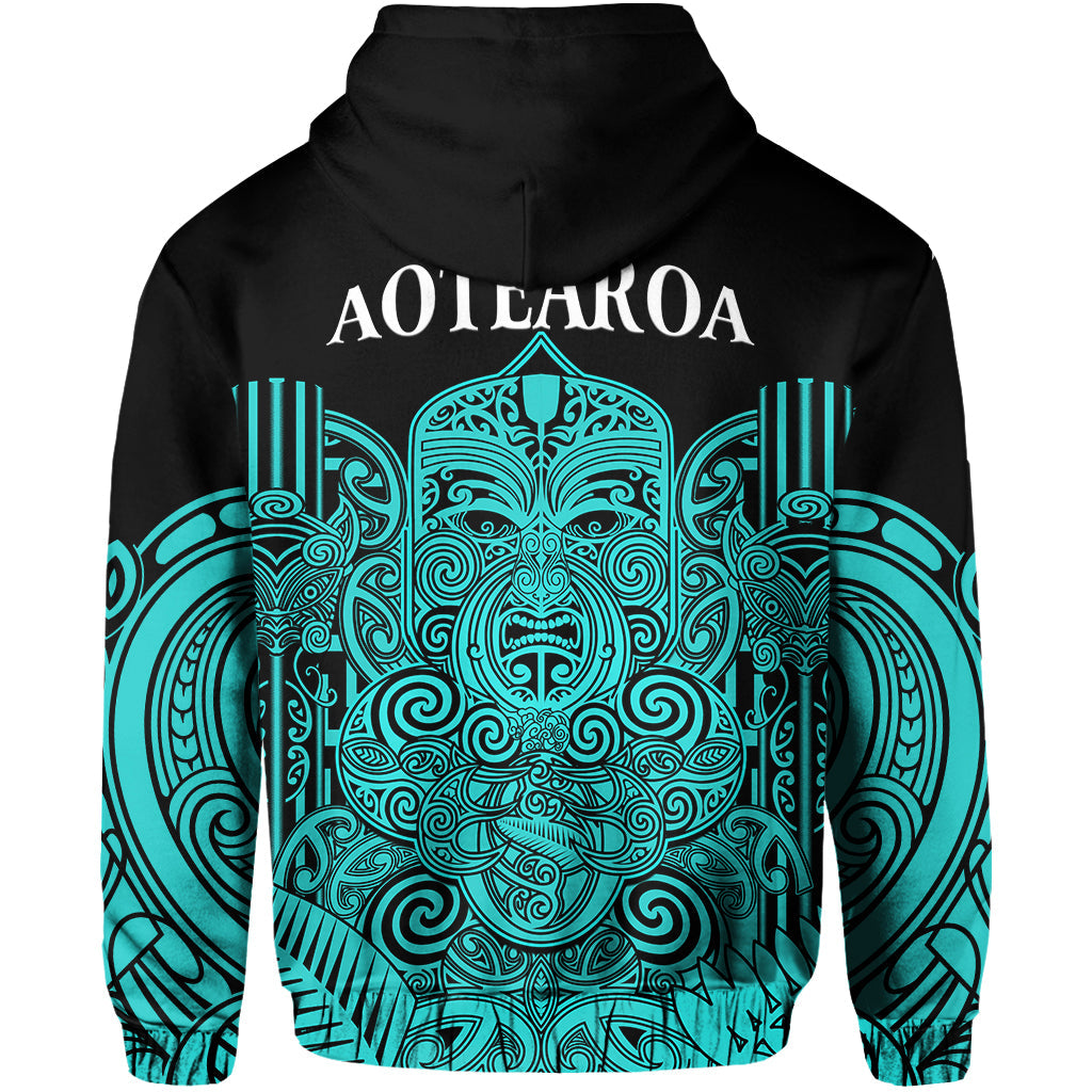New Zealand Tiki Rugby Hoodie NZ Maori Koru Pattern Ver.02 LT14 - Polynesian Pride