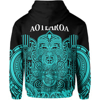 New Zealand Tiki Rugby Hoodie NZ Maori Koru Pattern Ver.02 LT14 - Polynesian Pride