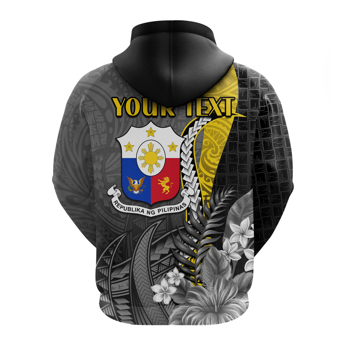 Custom Philippines Sampaguita Hoodie Simple Polynesian Sun Filipino LT13 - Polynesian Pride