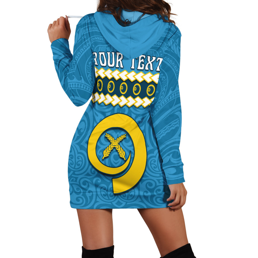 (Custom Personalised) Sanma Province Hoodie Dress Vanuatu Pig Tusk Polynesian Flag Style LT14 - Polynesian Pride