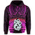 (Custom Text and Number) Aotearoa Fern Hoodie New Zealand Hei Tiki Purple Style LT13 Hoodie Purple - Polynesian Pride