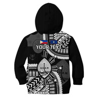 (Custom Personalised) Guam and Philippines Hoodie KID Guaman Filipinas Together Black LT14 - Polynesian Pride