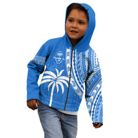 Fiji Rugby Sevens Hoodie KID Fijian 7s Tapa Polynesian Blue Ver.01 LT13 - Polynesian Pride