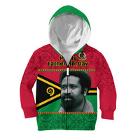 (Custom Personalised) Vanuatu Hoodie KID Vanuatuan Flag Sand Drawing Happy Father Lini Day LT14 - Polynesian Pride