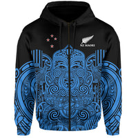 New Zealand Tiki Rugby Hoodie NZ Maori Koru Pattern Ver.05 LT14 - Polynesian Pride
