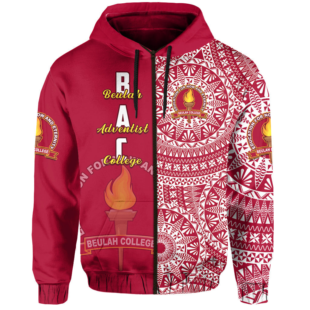 Custom Beulah Tonga College Hoodie Tongan Ngatu Pattern LT14 - Polynesian Pride