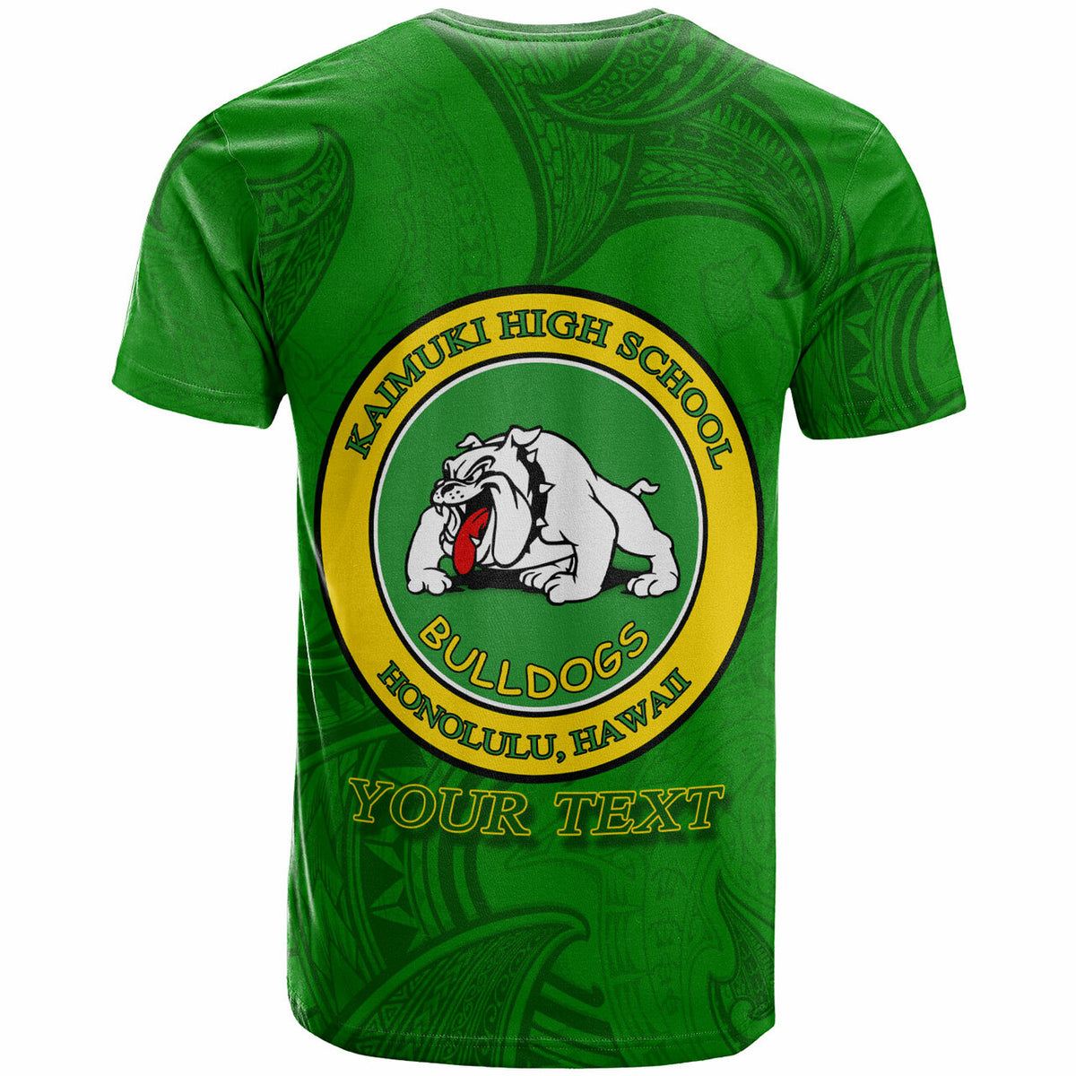 Hawaii Custom T Shirt Kaimuki High School Logo LT10 - Polynesian Pride