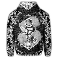 Hawaiian Anchor Hibiscus Flower Vintage Hoodie - Polynesian Pride