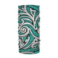 Hawaii Bandana Polynesian Maori Ethnic Ornament Turquoise One Size Turquoise - Polynesian Pride