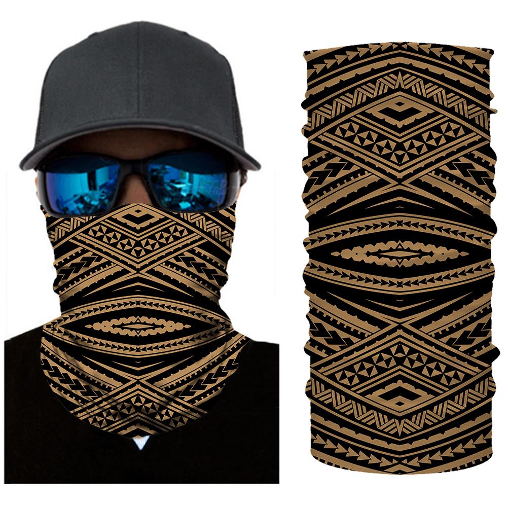 Hawaii Bandana Polynesian Tatau Gold - Polynesian Pride