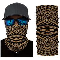 Hawaii Bandana Polynesian Tatau Gold - Polynesian Pride