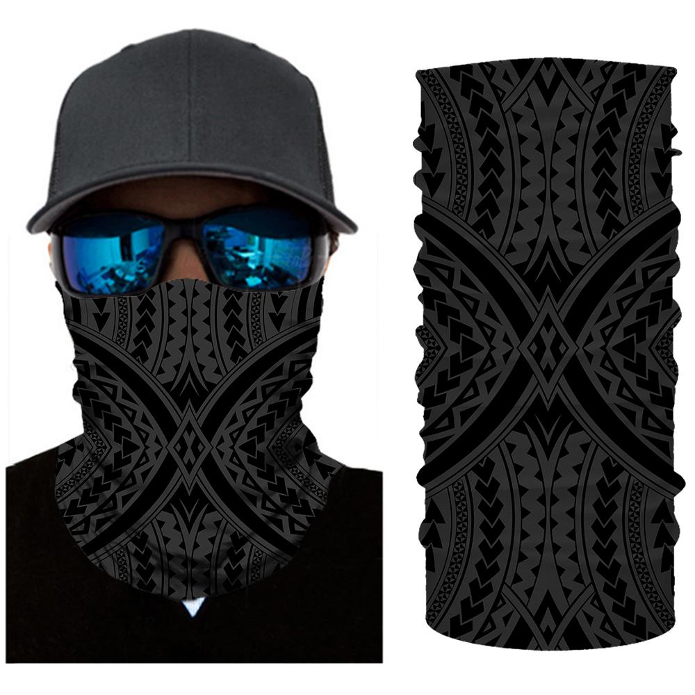 Hawaii Bandana Polynesian Tradition Gray - Polynesian Pride