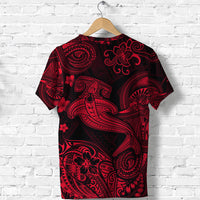 Hawaii Hammer Shark Polynesian T Shirt Unique Style Red LT8 - Polynesian Pride
