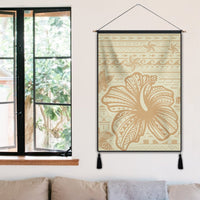 Hawaii Hibiscus Plumeria Kanaka Polynesian Vintage Hanging Poster - AH - Polynesian Pride