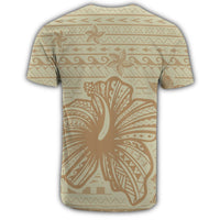 Hawaii Hibiscus Plumeria Kanaka Polynesian Vintage T Shirt - Polynesian Pride